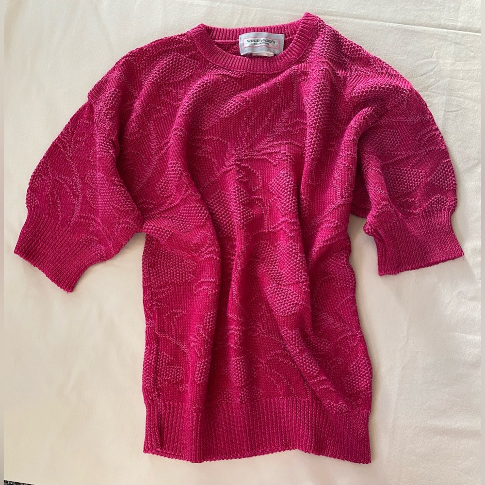 Vintage Woodwards floral sweater